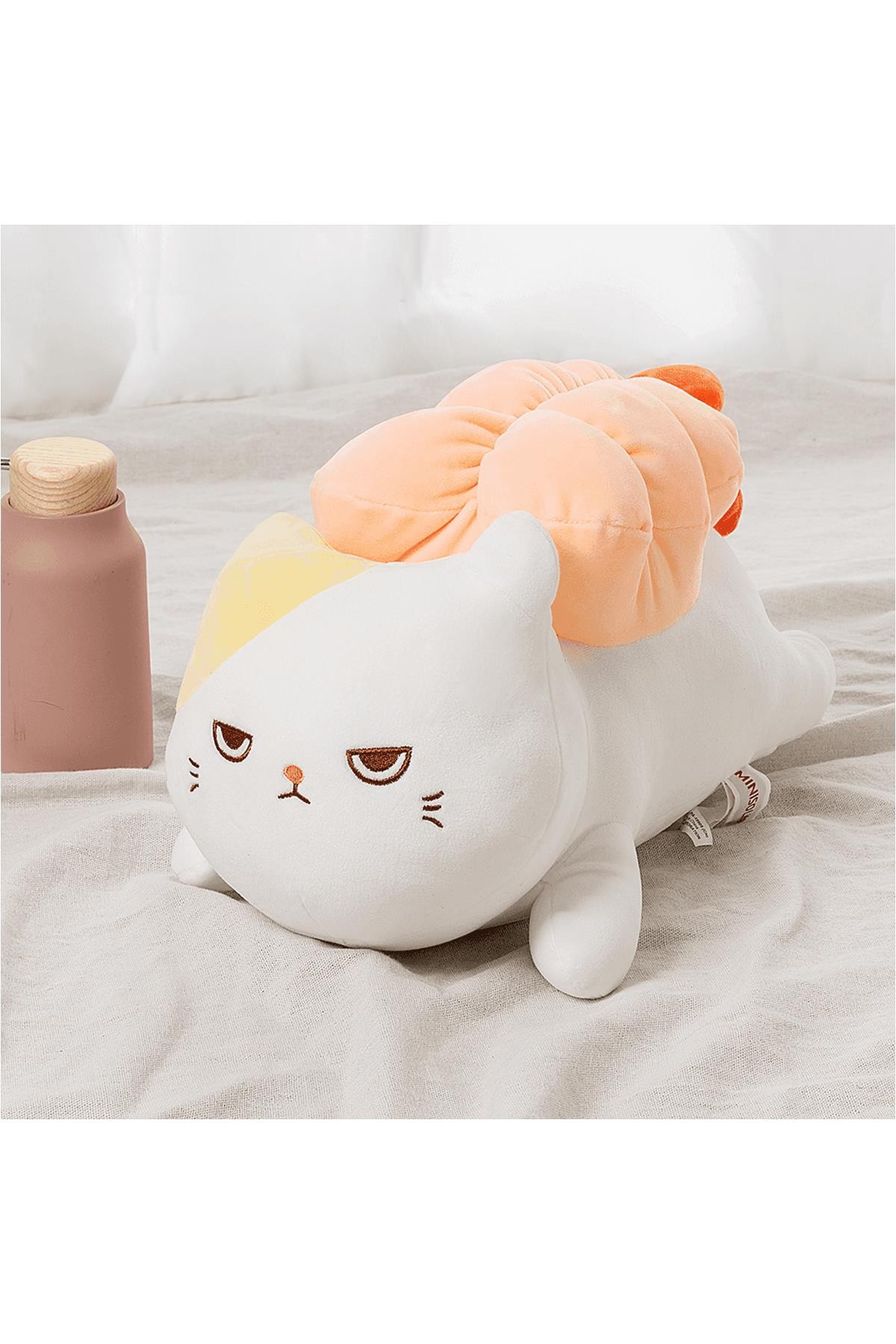 Suşi Kedi Peluş Oyuncak - Shrimp 32 Cm