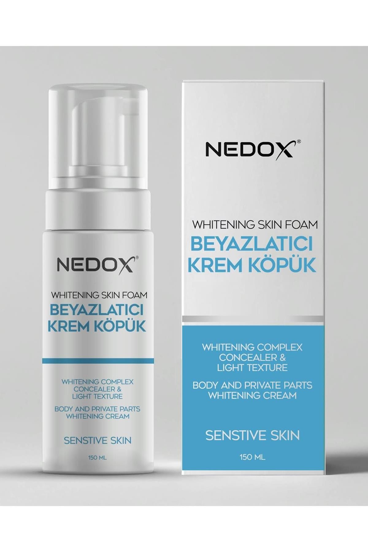 Nedox Beyazlatıcı Cilt Ve Vücut Köpüğü 150 Ml