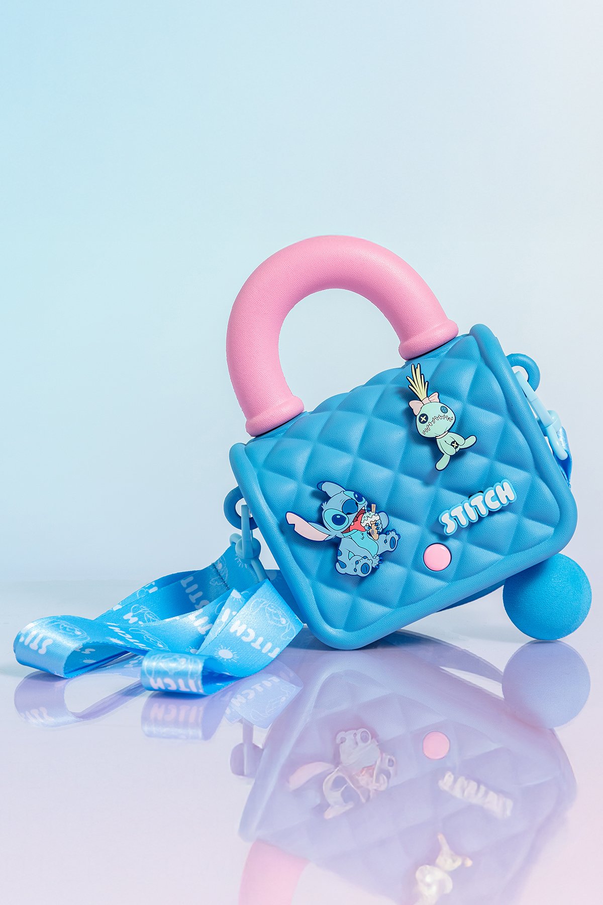 Disney Lilo&Stitch Lisanslı EVA Çapraz Çanta (Stitch, Mavi)