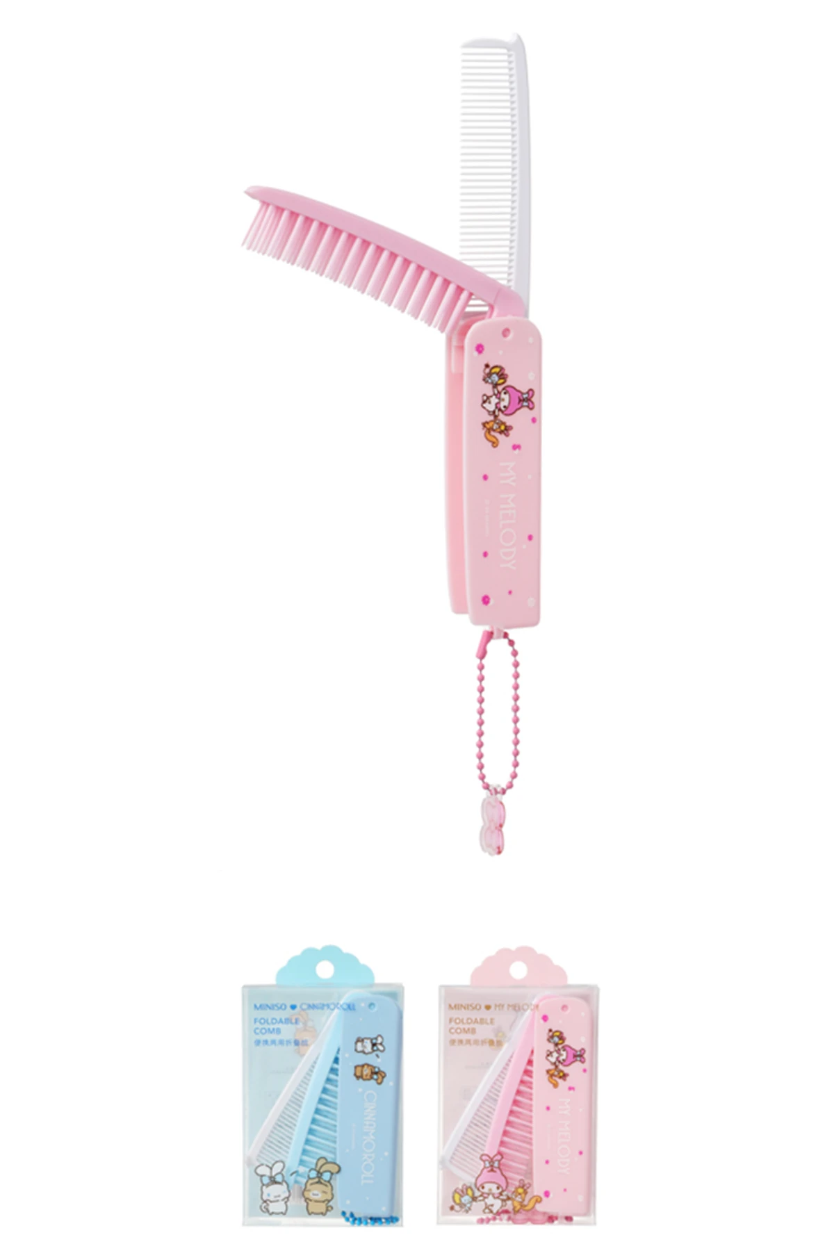 Sanrio Lisanslı Çift Kullanımlı Katlanabilir Tarak (Outlet)