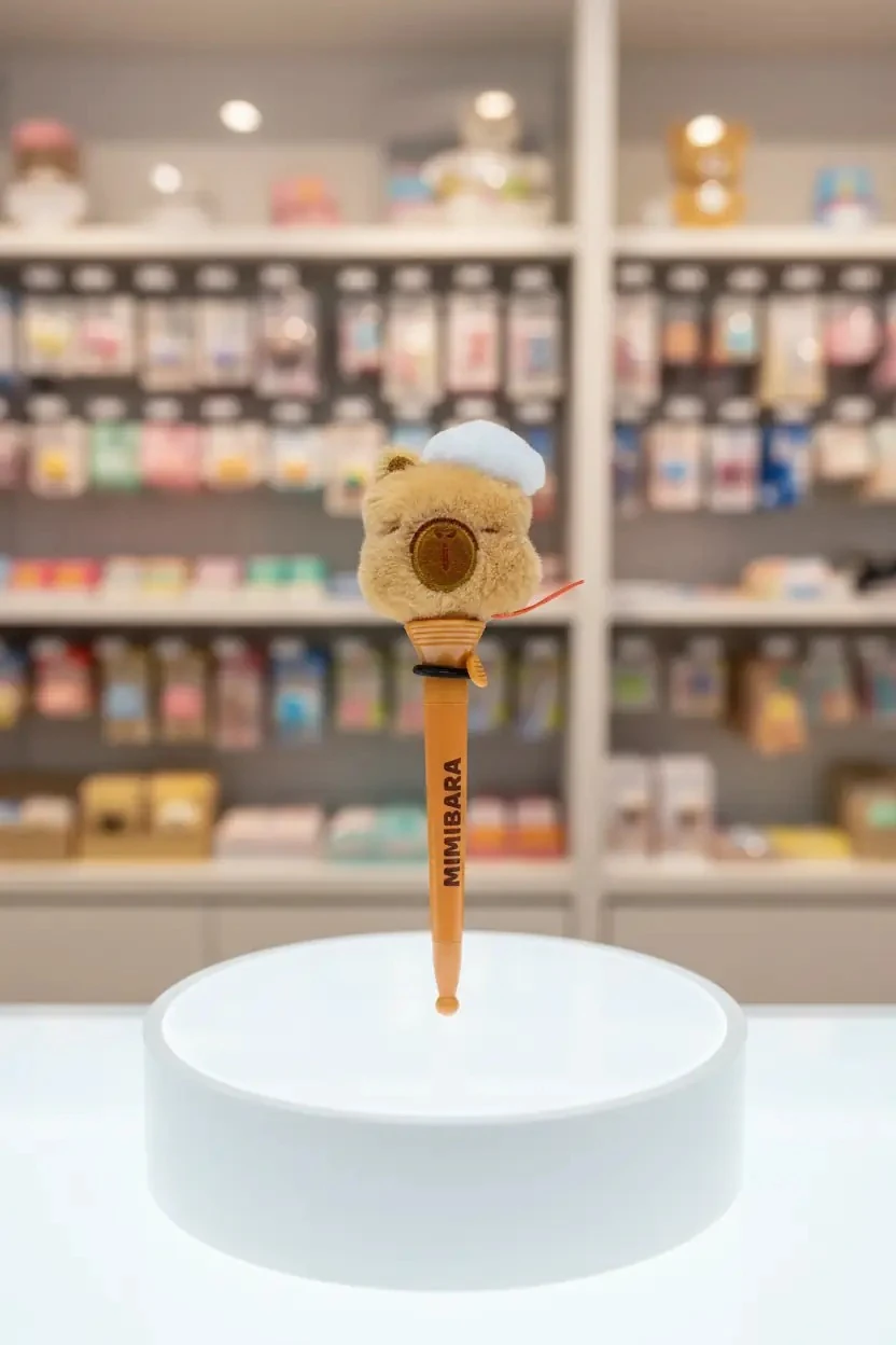 Pişirme Serisi Pop-up Tükenmez Kalem (1.0 mm, Siyah) (Mimiba