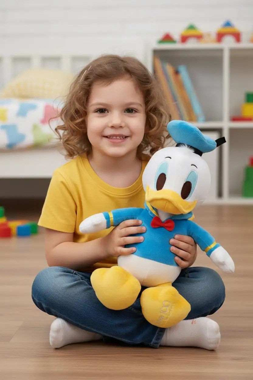 Disney Lisanslı 100. Yıl Serisi Peluş Oyuncak 40cm - Donald Duck