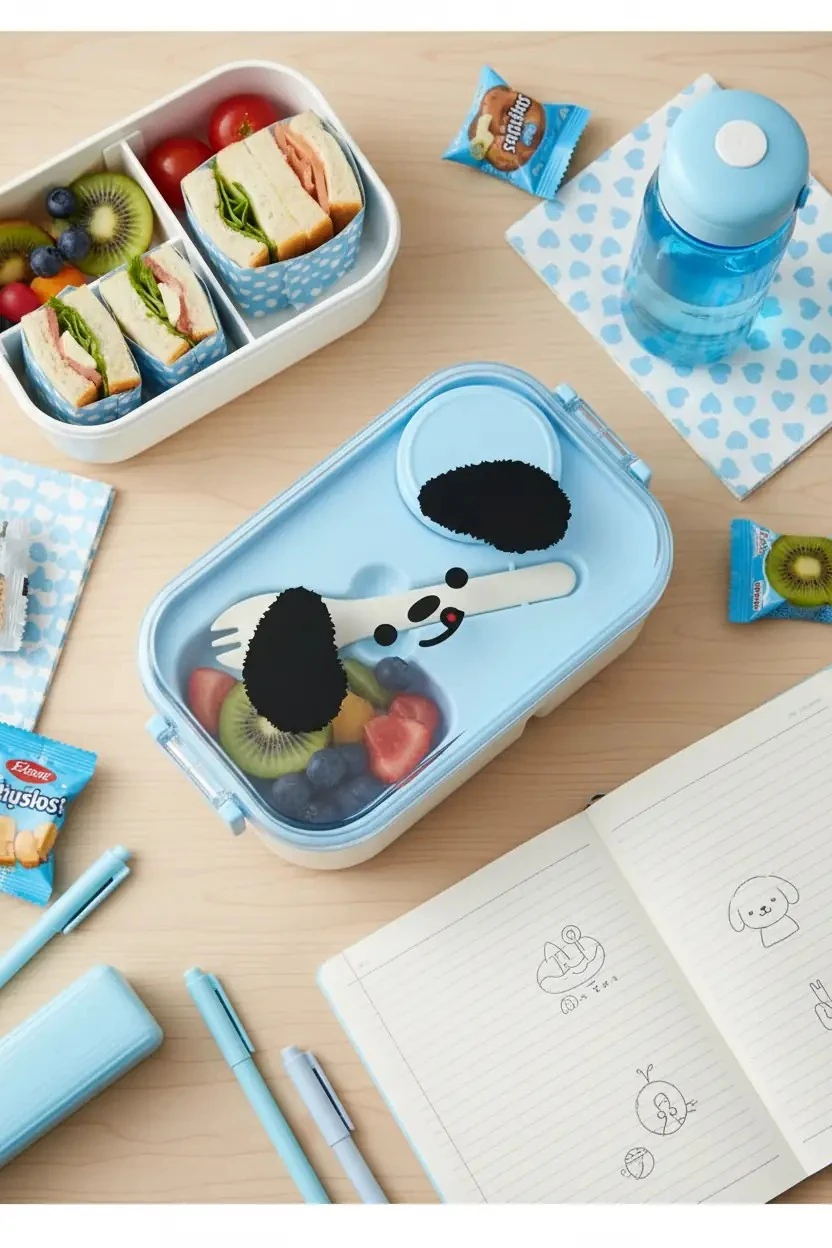 Miniso Lisanslı Tutogou Öğle Yemeği Kutusu 1200 Ml – Çatal Kaşıklı