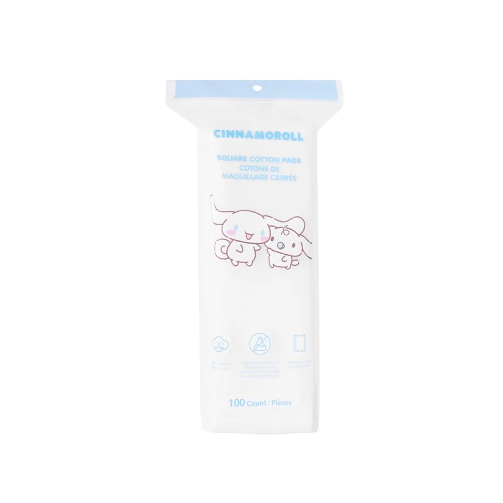Sanrio Lisanslı Cinnamoroll Kare Makyaj Temizleme Pamuğu
