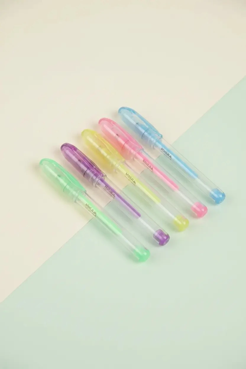 Miniso Lisanslı Pişirme Serisi Mimi Bara Figürlü 6 Renk Tükenmez Kalem Seti – Akıcı & Renkli