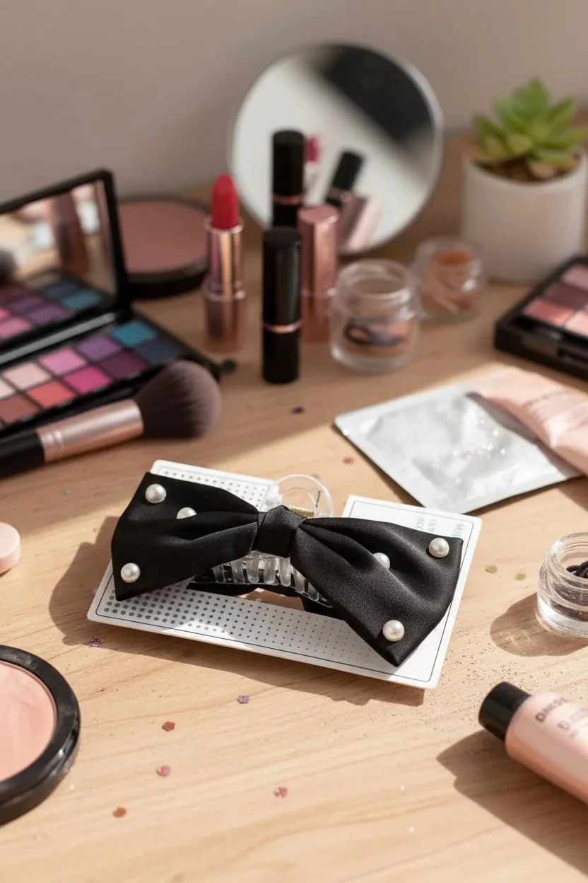 Boncuklu Fiyonklu Mandal Toka