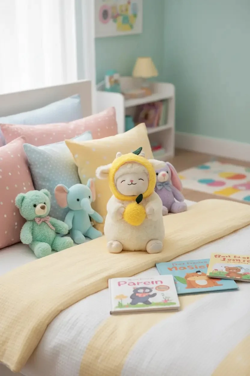 Kuzu Baa Serisi Peluş Oyuncak - Limon