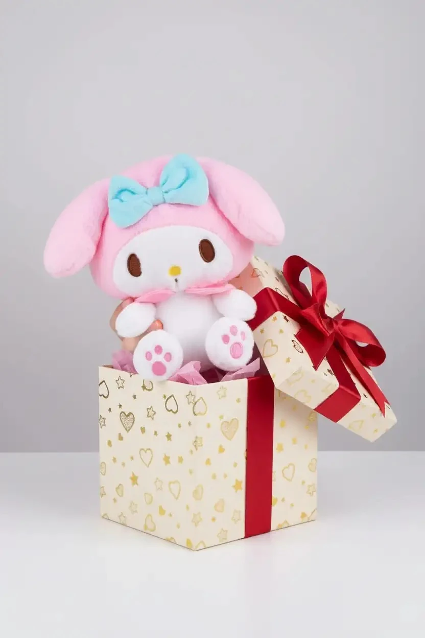 Sanrio Lisanslı Oturan Peluş Oyuncak (26 Cm) - My Melody (Outlet)