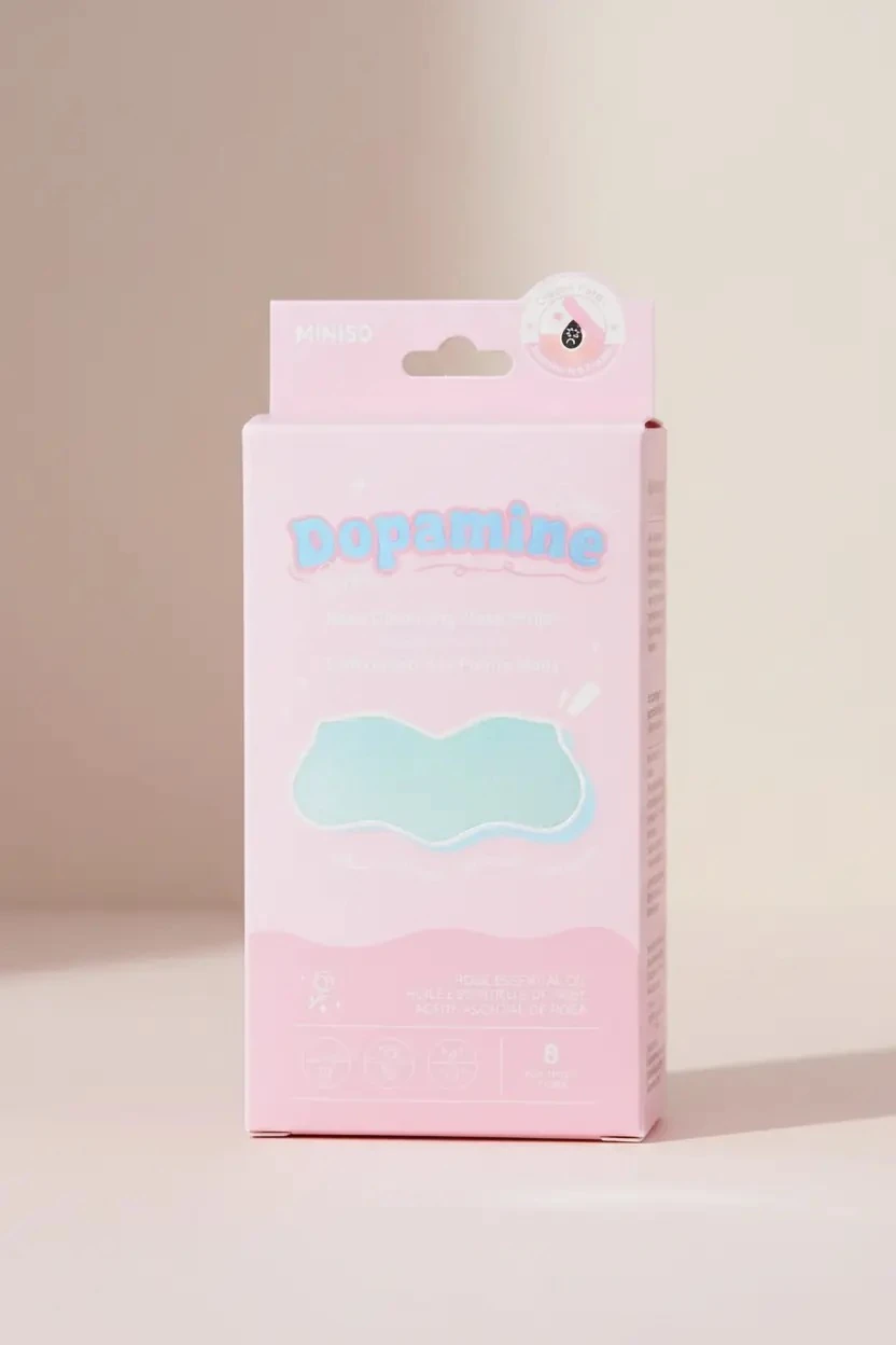 Miniso Lisanslı Dopamine Serisi Gül Temizleyici Burun Bandı – Pratik Burun Bakımı