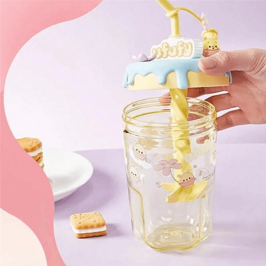 Disney Lisanslı Ufufy Serisi Karıştırmalı Pipetli Bardak