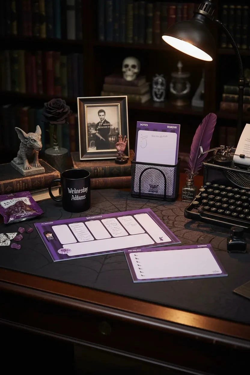 Wednesday Lisanslı Planlayıcı Set