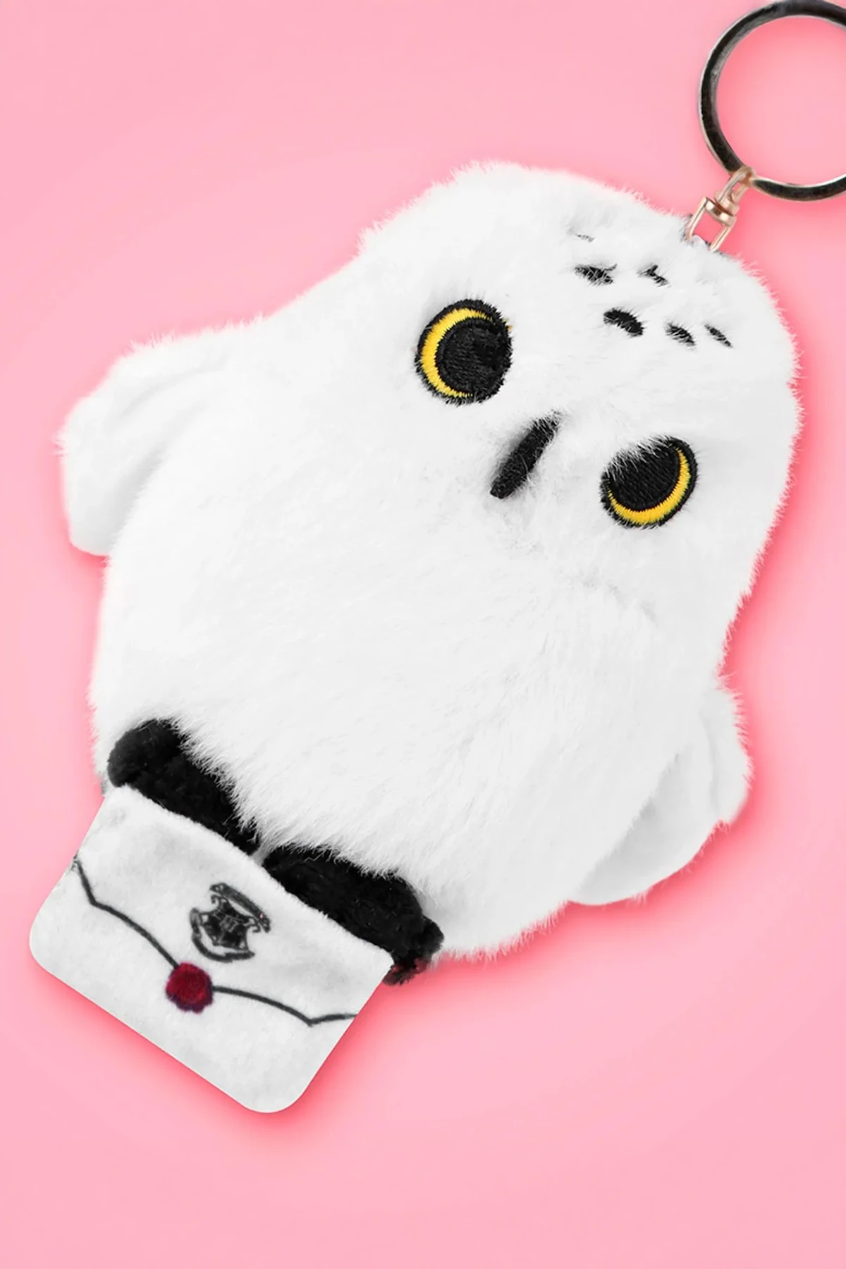 Harry Potter Lisanslı Hedwig Peluş Anahtarlık - Çanta Süsü