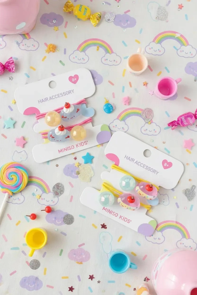 Eğlenceli Boncuklu Saç Tokaları 2 adet