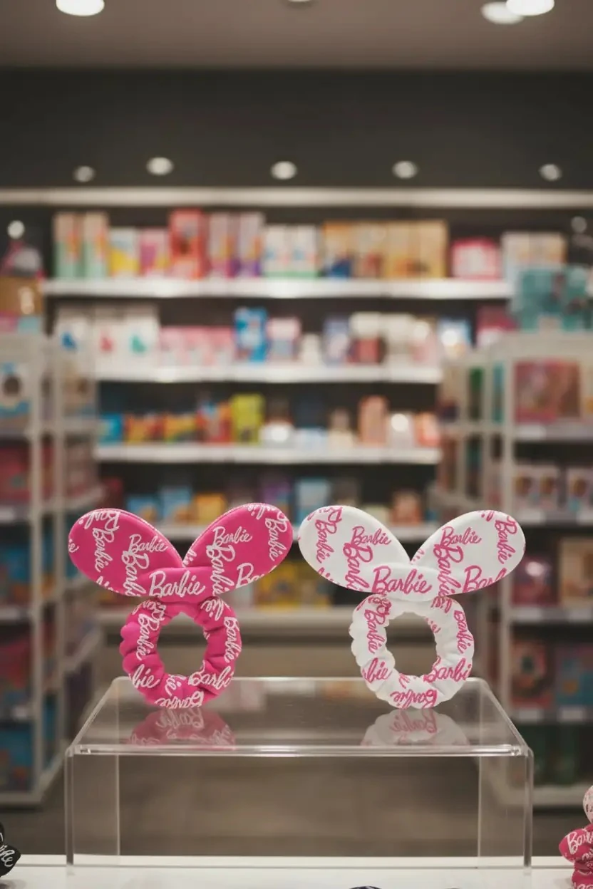 Barbie Lisanslı Fiyonklu Yumuşak Saç Bandı