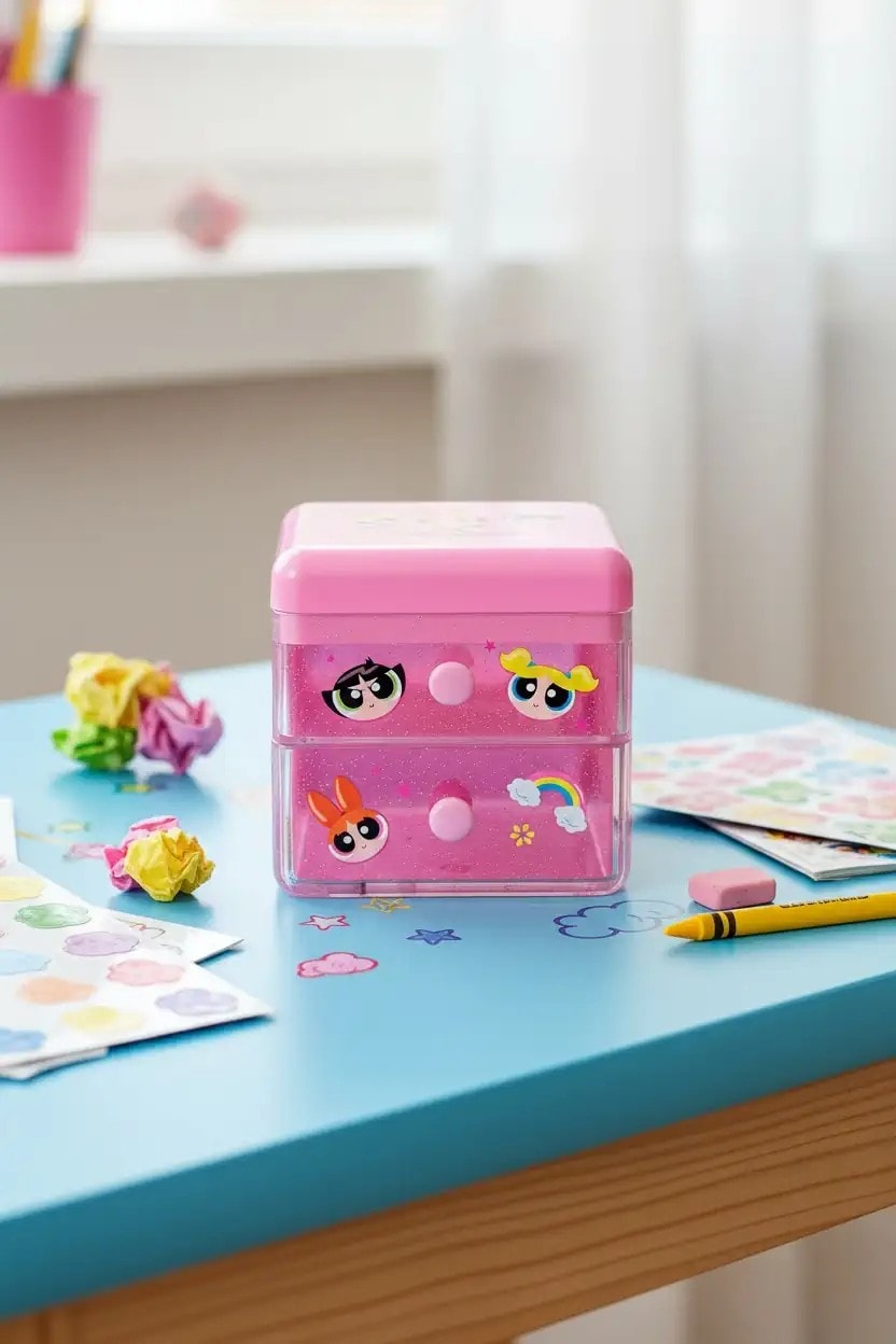 Powerpuff Girls Lisanslı Çekmeceli Organizer