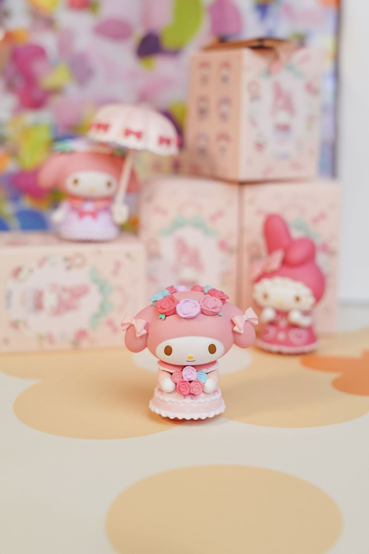 Sanrio Lisanslı My Melody Çay Partisi Serisi Sürpriz Figürlü Kutu Blind Box