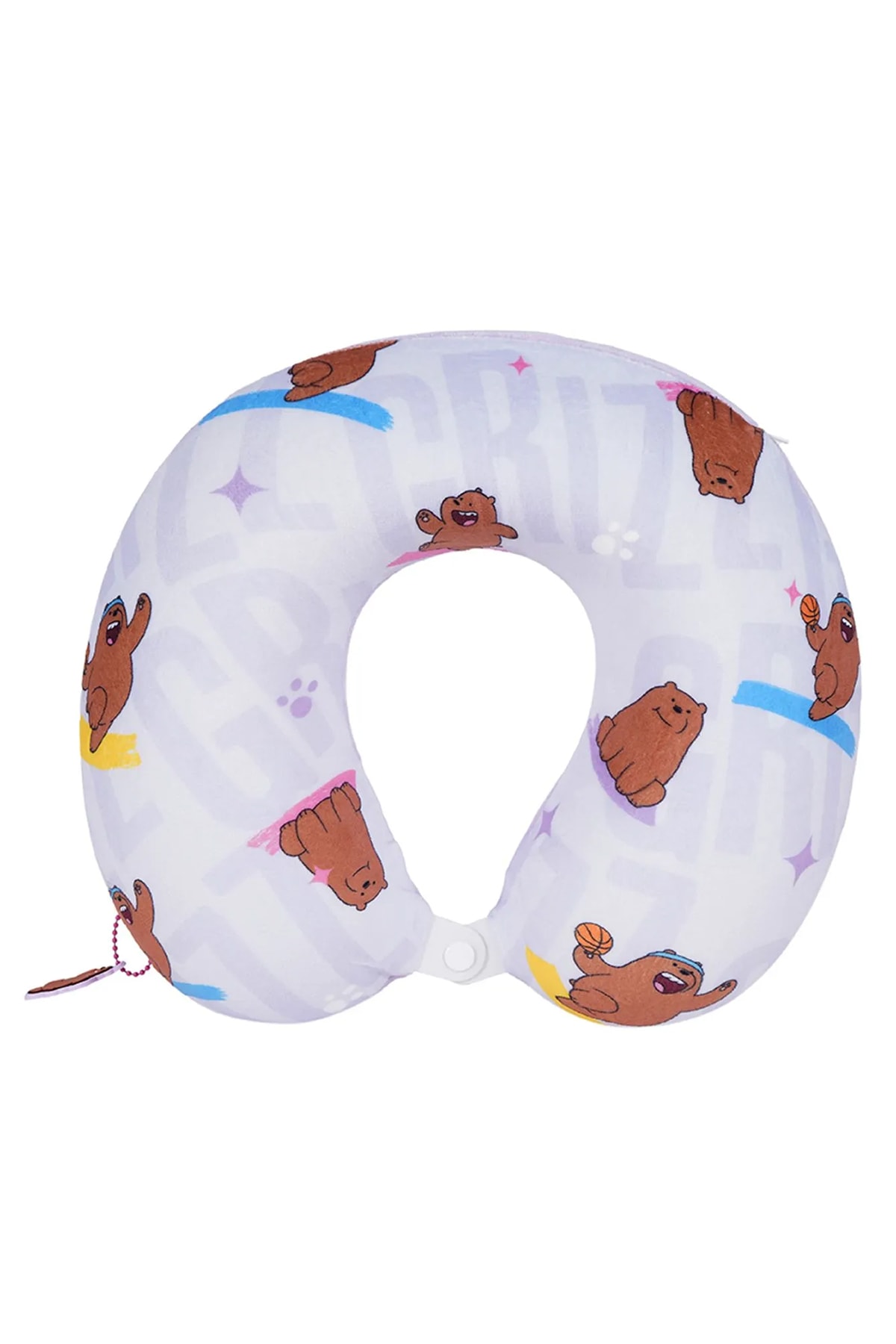 We Bare Bears Lisanslı Boyun Yastığı (Boz Ayı) (Outlet)