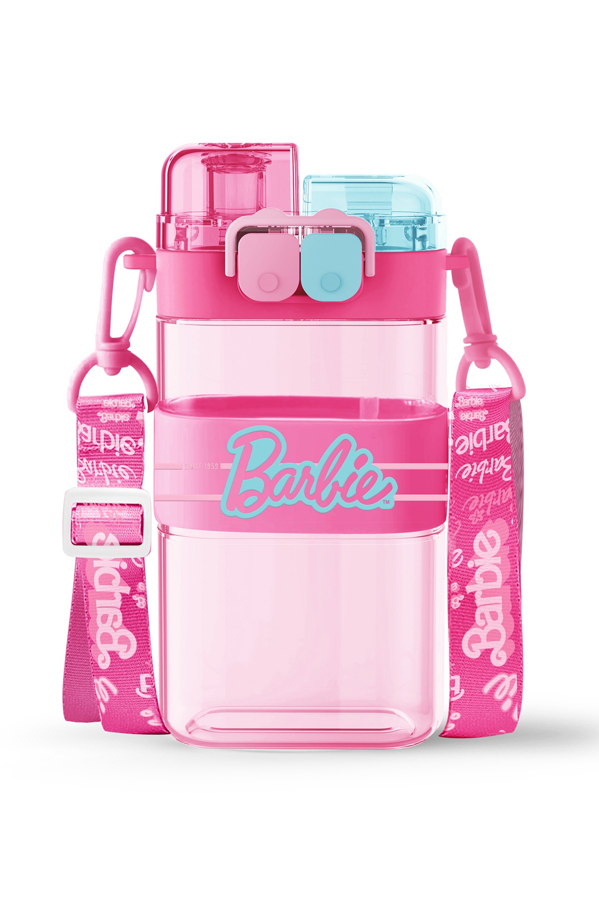 Barbie Lisanslı Omuz Askılı Plastik Şişe (560ml)