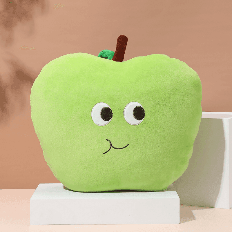 Yeşil Elma Peluş Oyuncak 38 cm