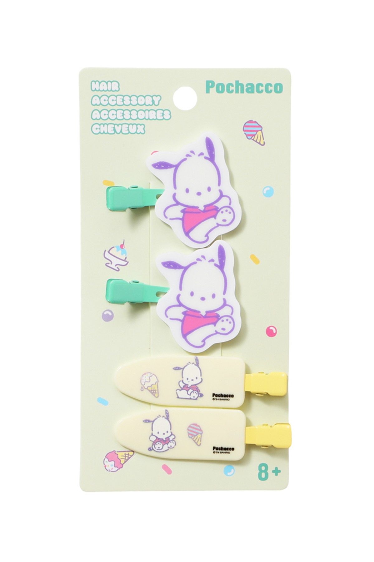 Sanrio Lisanslı Pens Toka Seti (4 adet)