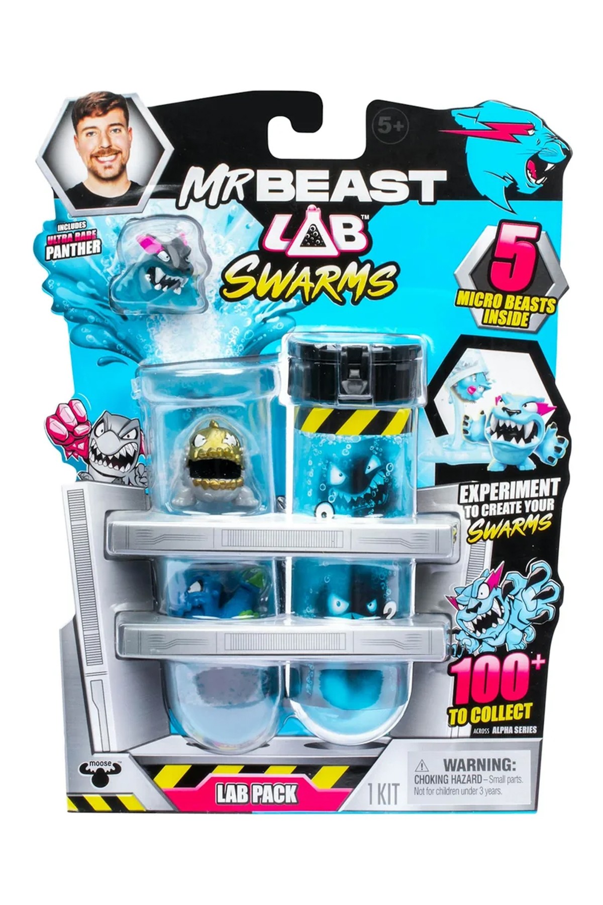 Mr.Beast Lab Swarms 5'li Sürpriz Figür Paketi - Blind Box