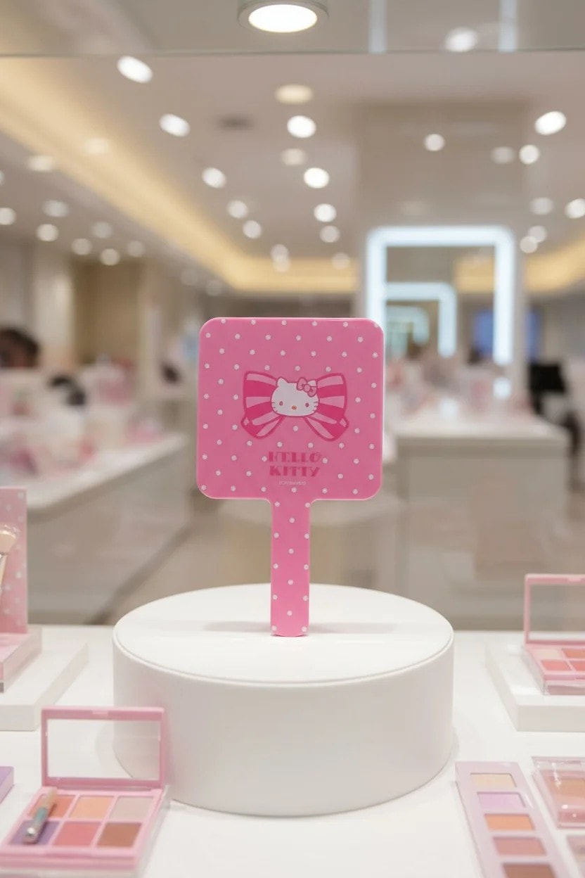 Hello Kitty Güzellik Günlüğü Serisi Şirin Taşınabilir El Aynası