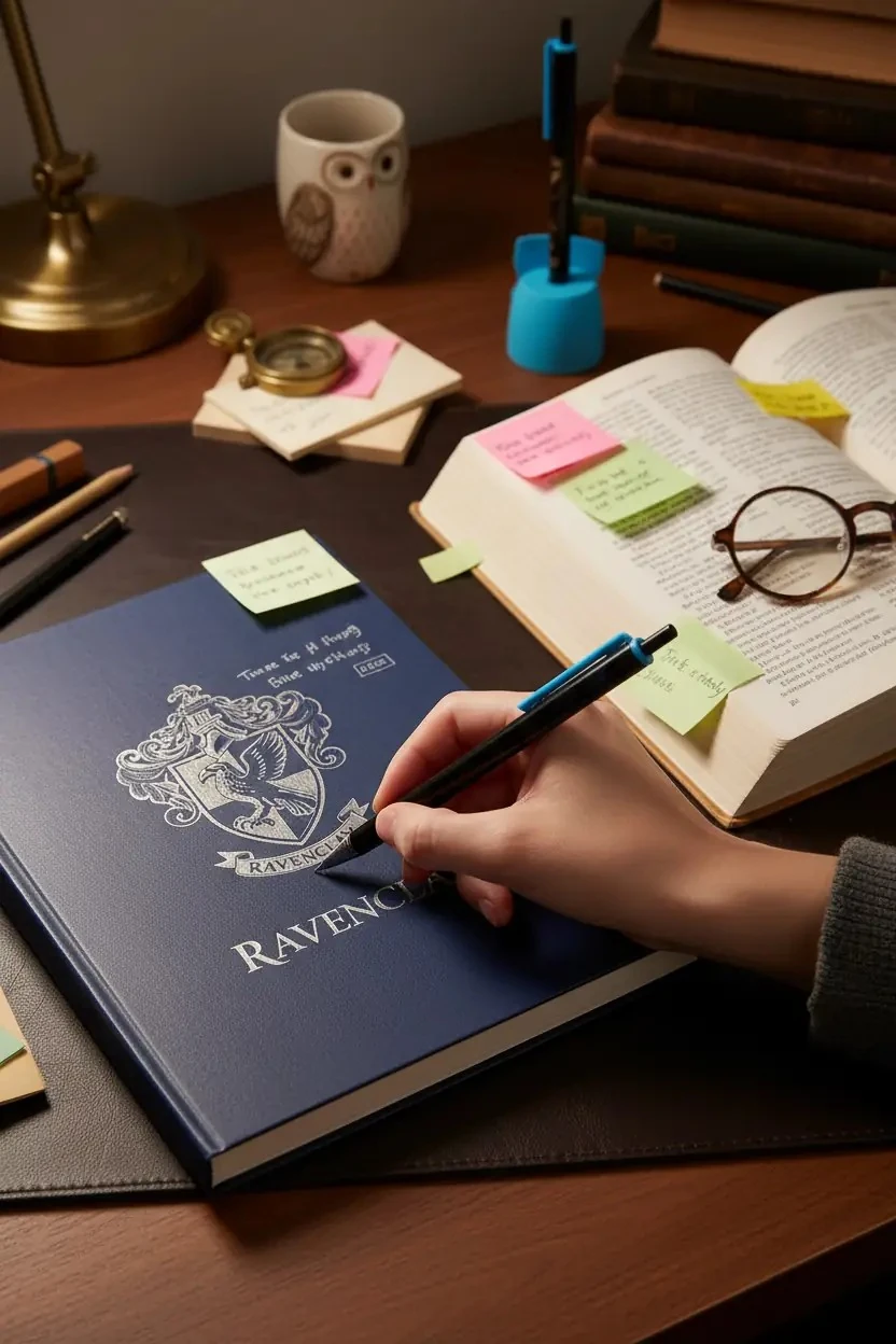 Harry Potter Lisanslı Tükenmez Kalem Seti (Siyah) - Ravenclaw