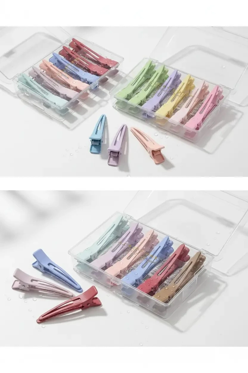 Miniso Lisanslı Saklama Kutulu Basic Serisi Saç Tokaları (12'Li Paket) – Pratik & Dayanıklı