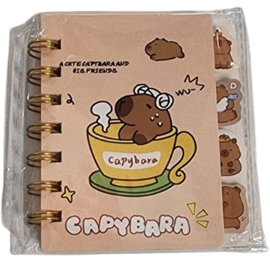 Taros Unick Color Capy Bara Separatörlü Not Defteri