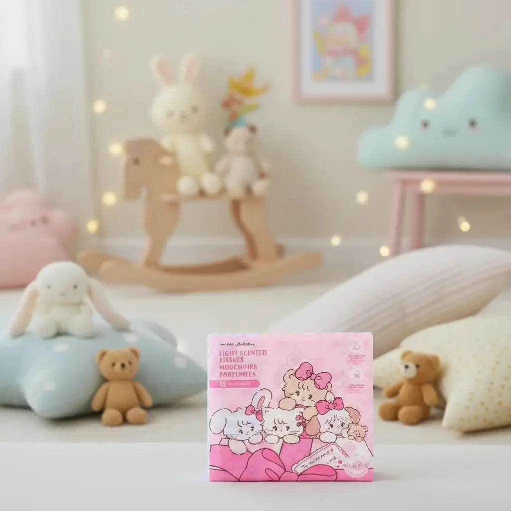 Mikko Lisanslı Kokulu Kağıt Mendil 7Yp. 12'li Paket