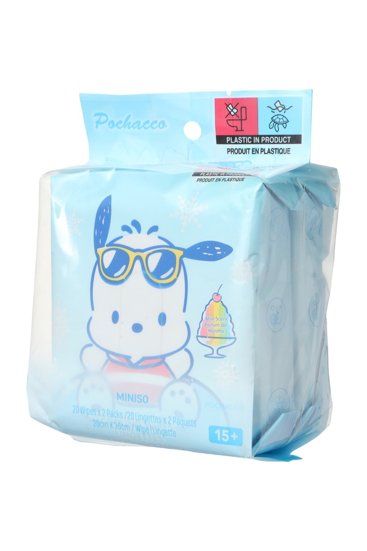 Sanrio Lisanslı Serinletici Islak Mendil (20 Adet*2 Paket)