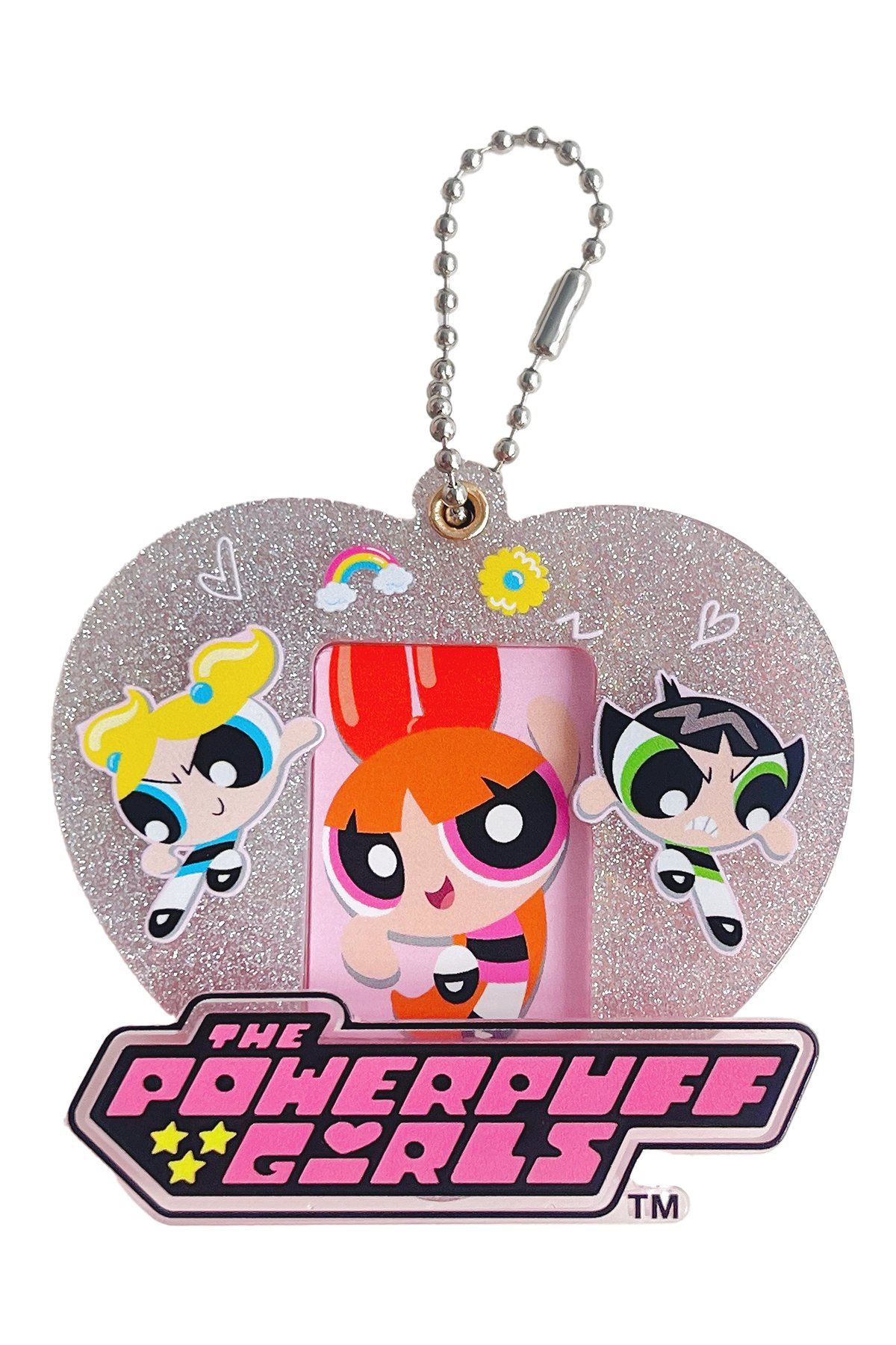 Powerpuff Girls Lisanslı Kalp Figürlü Anahtarlık