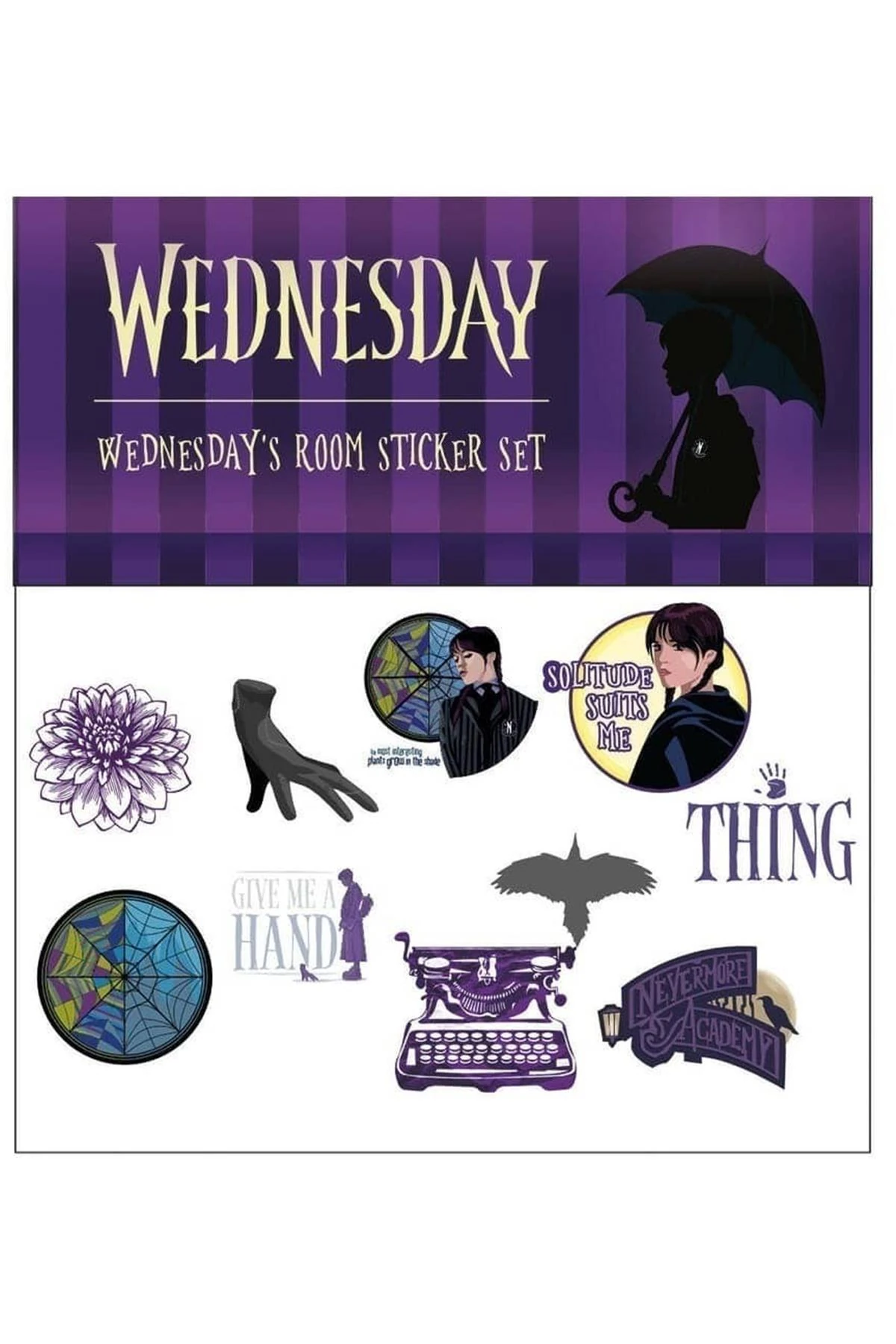 Wednesday'S Room Sticker Set