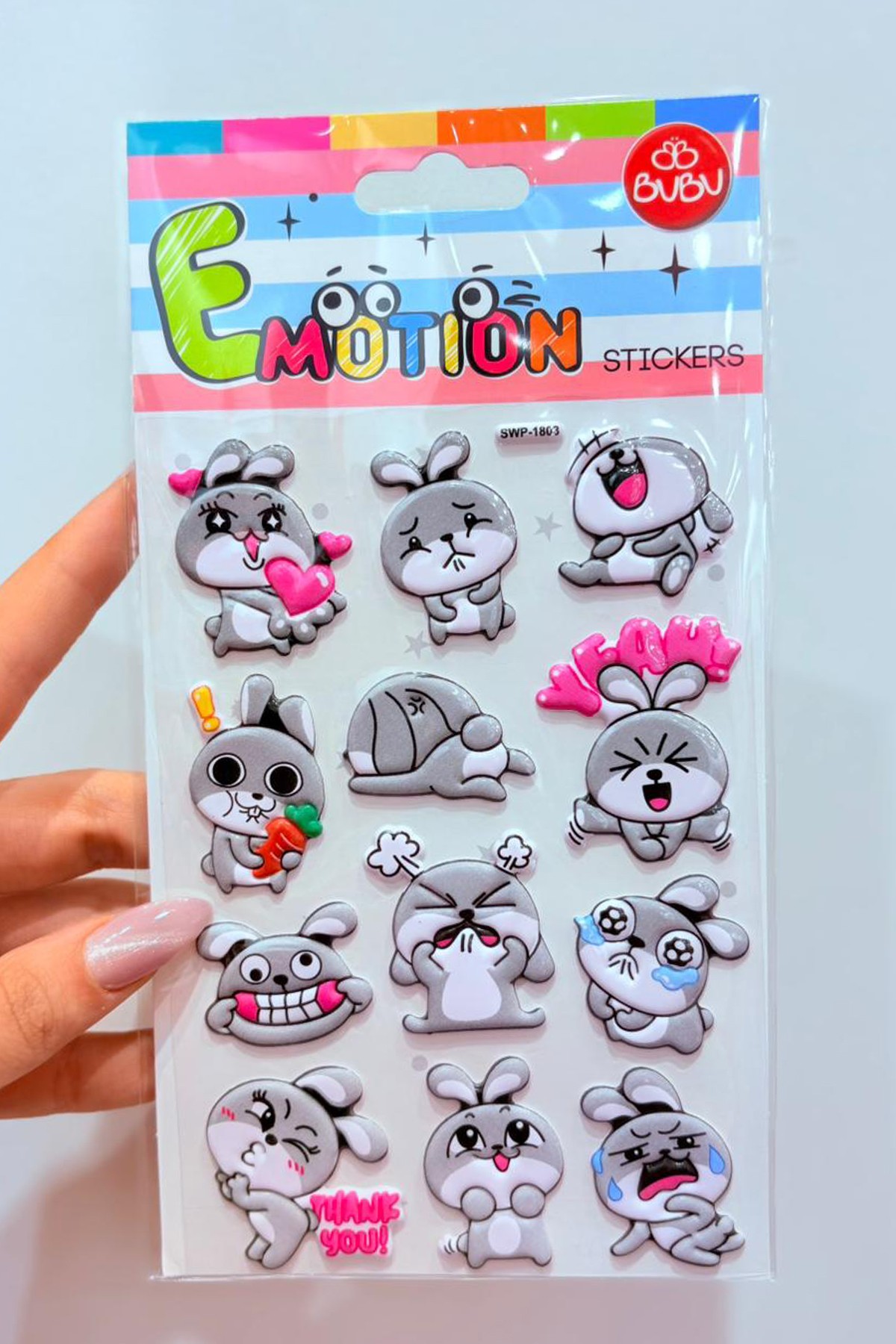Bu-Bu Emotions Stickers Rabbits