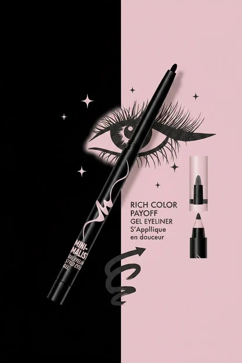 Minimalist Serisi Jel Eyeliner Kalem (01 Siyah)