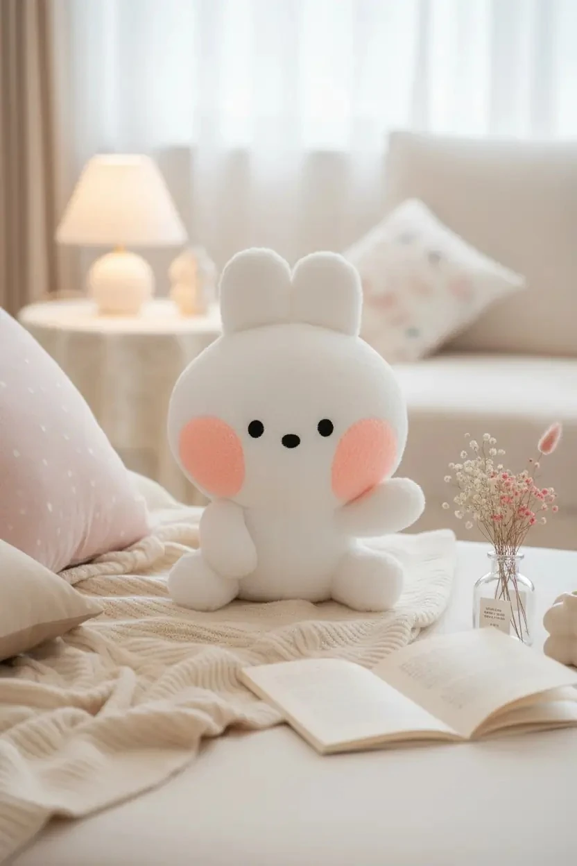 Miniso Lisanslı Minini Koleksiyonu Peluş Oyuncak 33 Cm (Conini) – Yumuşacık Sevimli Tasarım