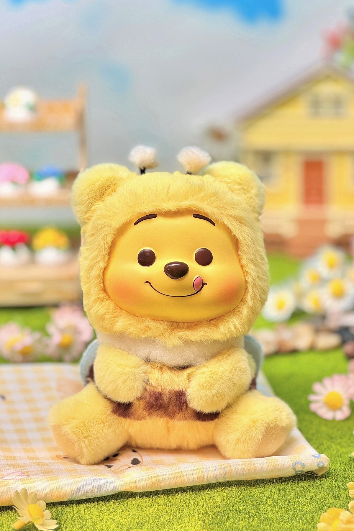Disney Winnie the Pooh Lisanslı Yaramaz Takım Serisi Peluş Çanta Süsü -Anahtarlık - Blind Box