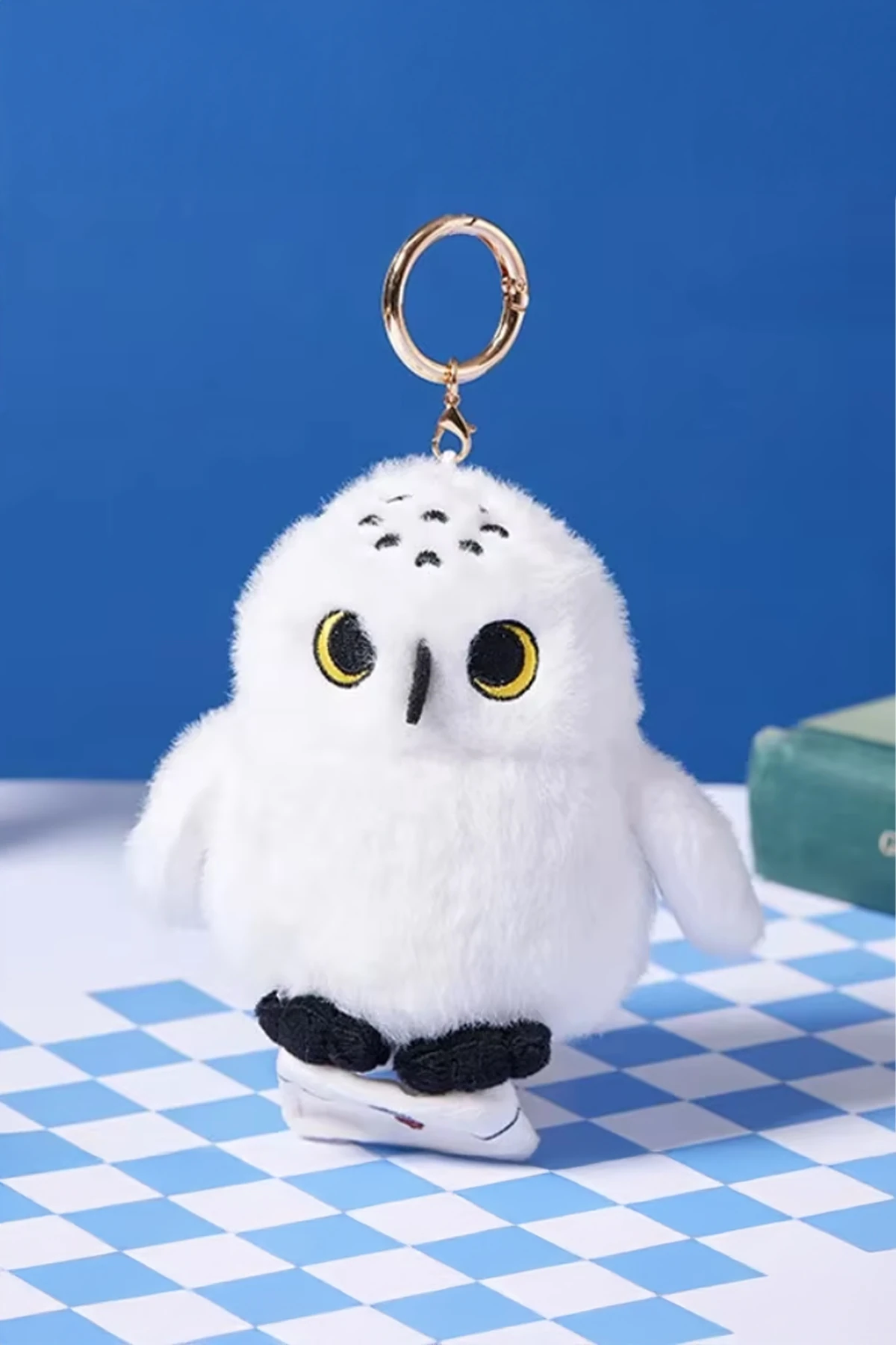 Harry Potter Lisanslı Hedwig Peluş Anahtarlık - Çanta Süsü