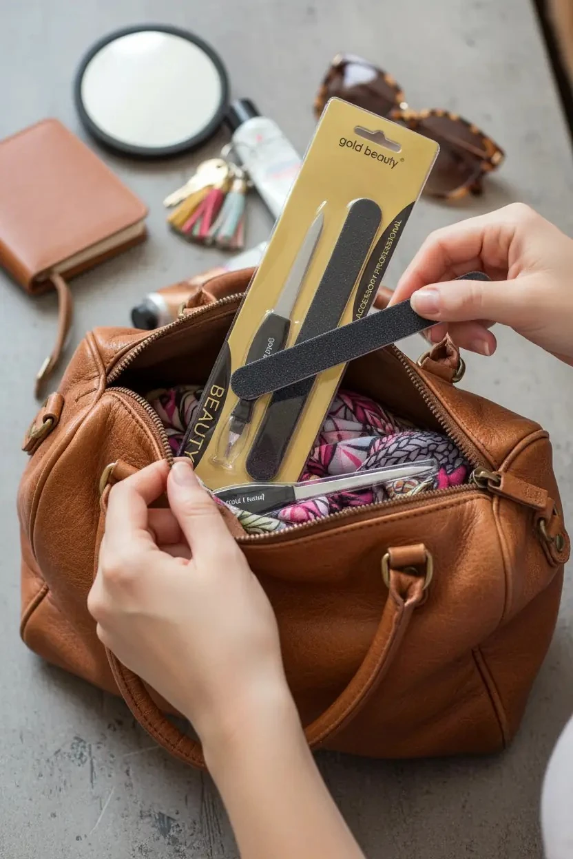 Gold Beauty 2'li Törpü Seti – Safir & Kağıt Törpü İle Tırnak Şekillendirici