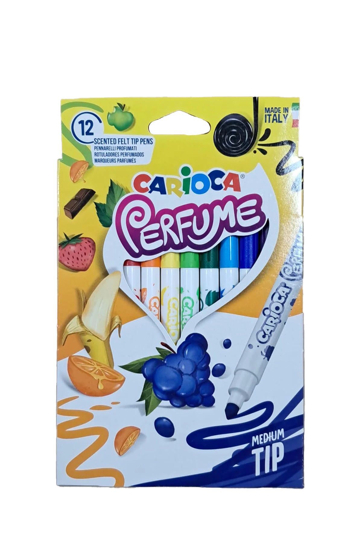 Kokulu Keçeli Boya Kalemi 12'li