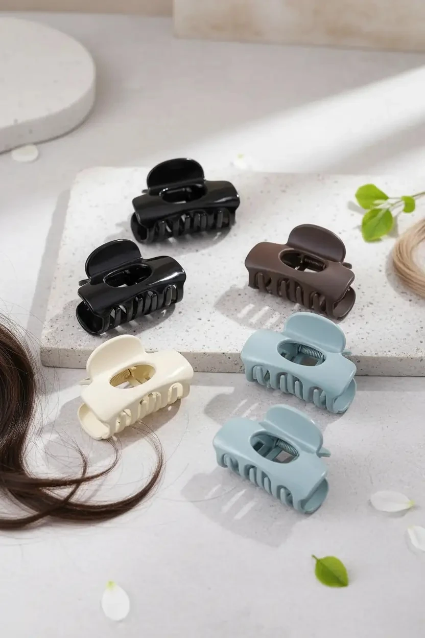 Miniso Lisanslı Basic Serisi Küçük At Kuyruğu Tokaları 2li Paket – Günlük Pratik Saç Aksesuarı
