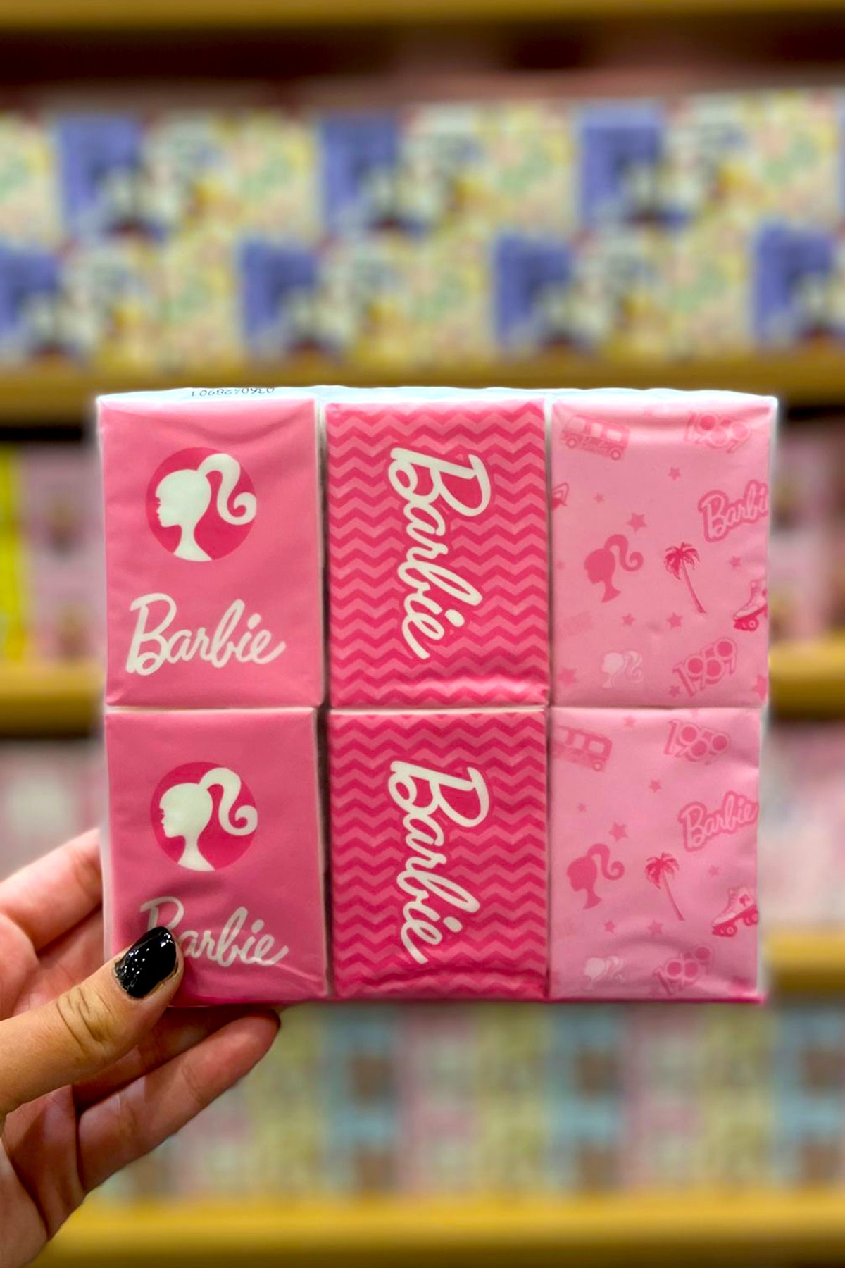 Barbie Lisanslı Kokulu  Kağıt Mendil 12'li Paket