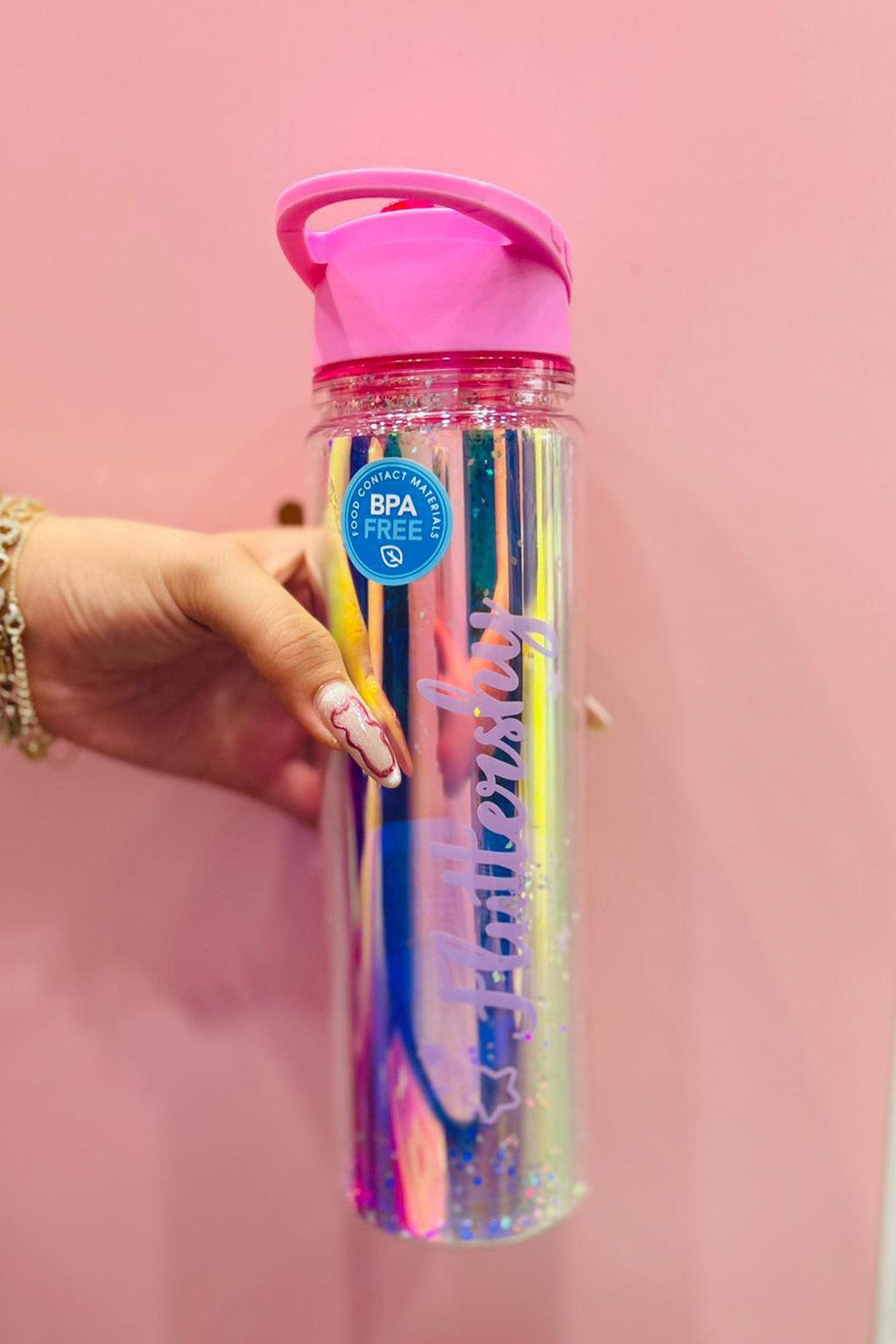 My Little Pony Koleksiyonu Çift Cidarlı Pipetli Kulplu Plastik Şişe