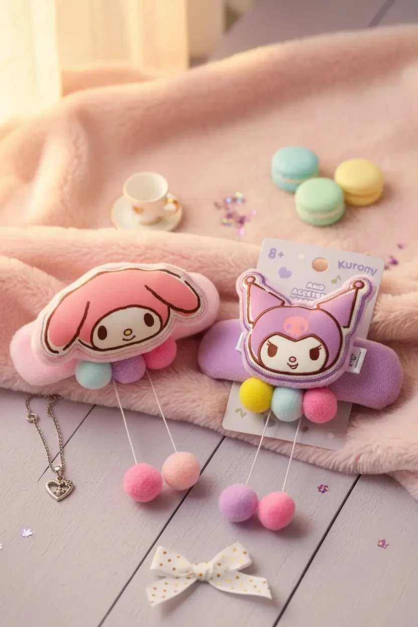 Hello Kitty Lisanslı Kolyeli Saç Tokası