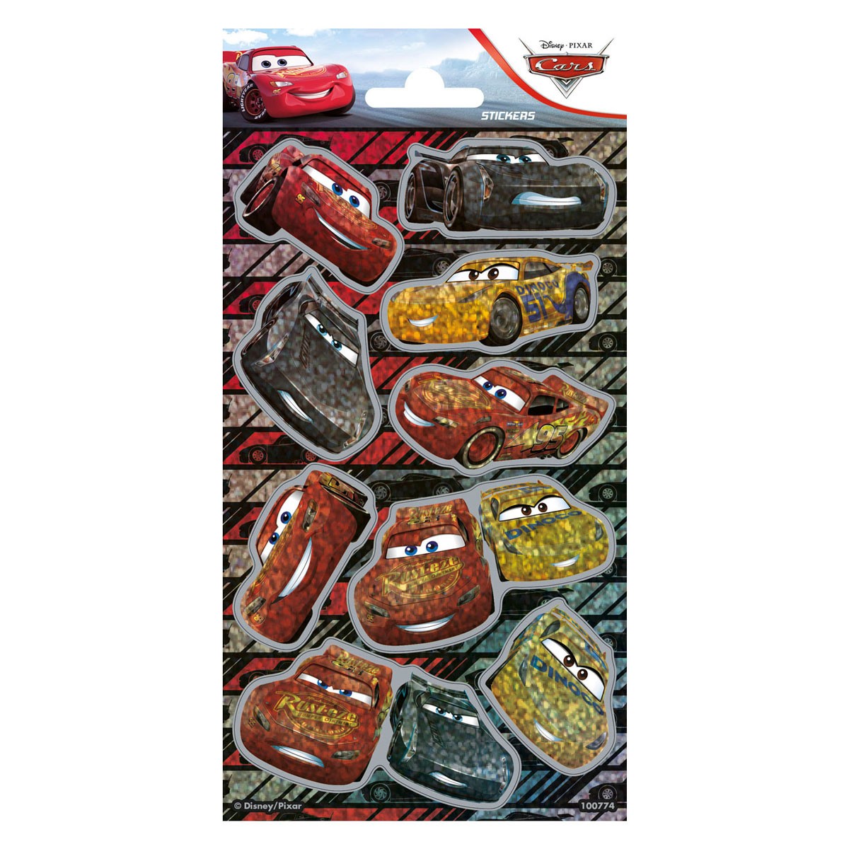 Taros Disney Cars Laser Stickersheet F2