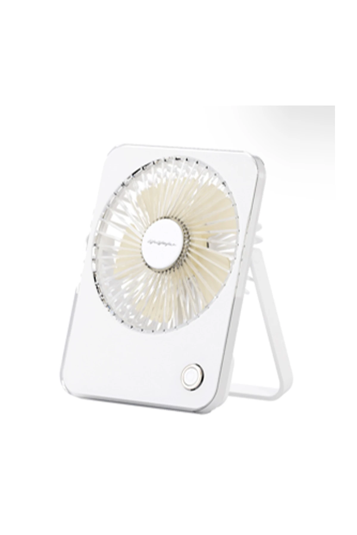 Makaron Serisi Katlanabilir Mini Fan (Beyaz)