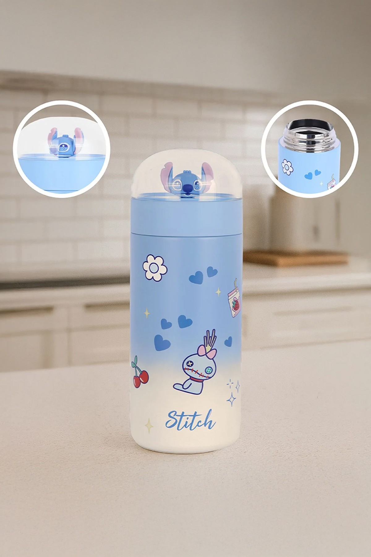 Disney Lilo&Stitch Lisanslı Parti Serisi Termos 350 ml - Stitch