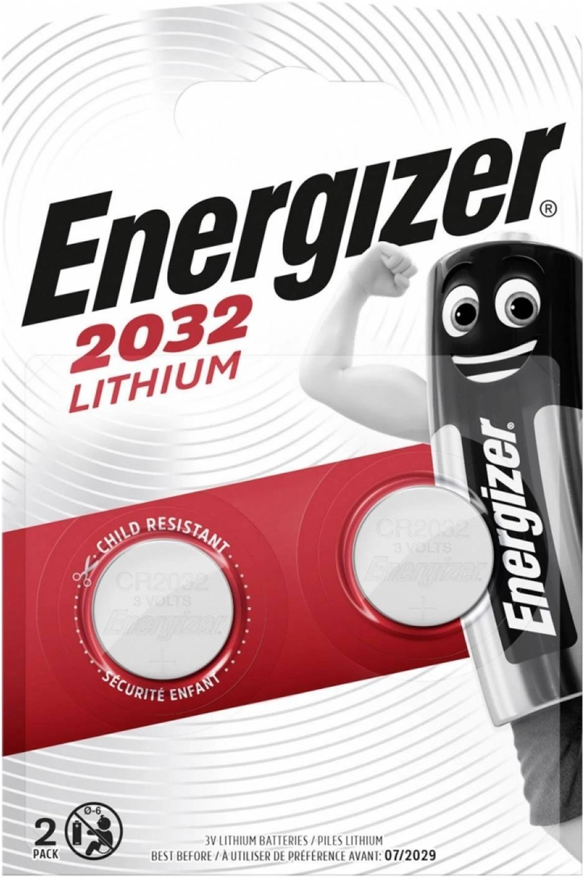 Energizer Lithium Cr 2032 Bp 2'Li Pil