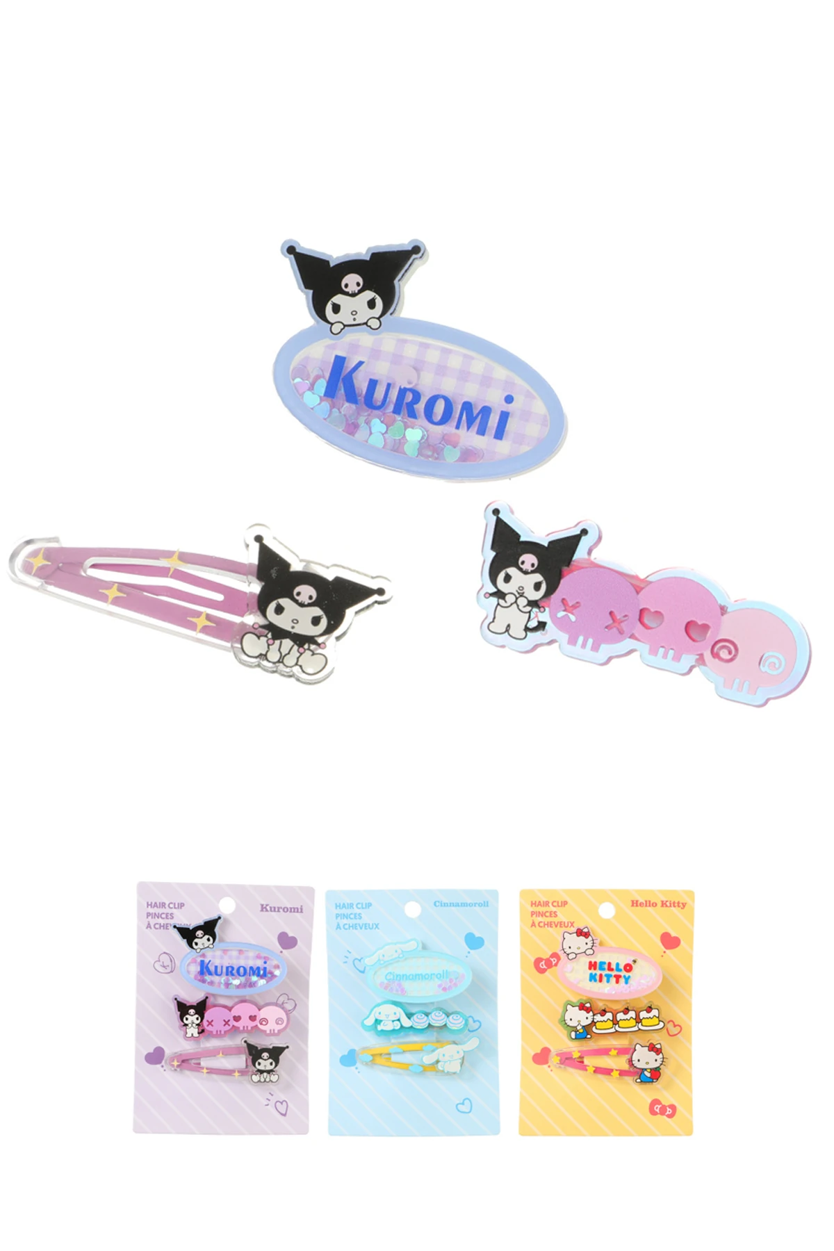 Hello Kitty Lisanslı Saç Tokası (3 adet)