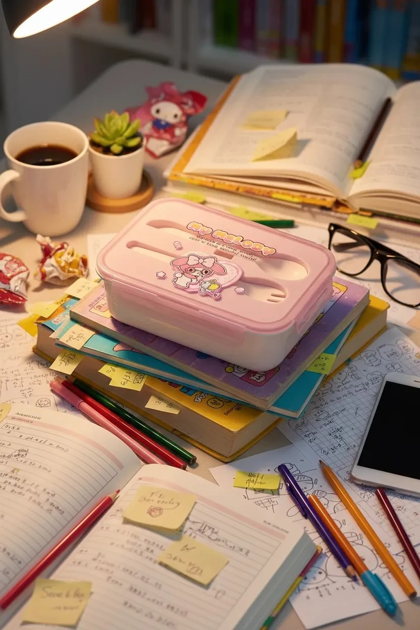 Sanrio Lisanslı My Melody Tatlı Serisi  Yemek Kabı 1200 ml